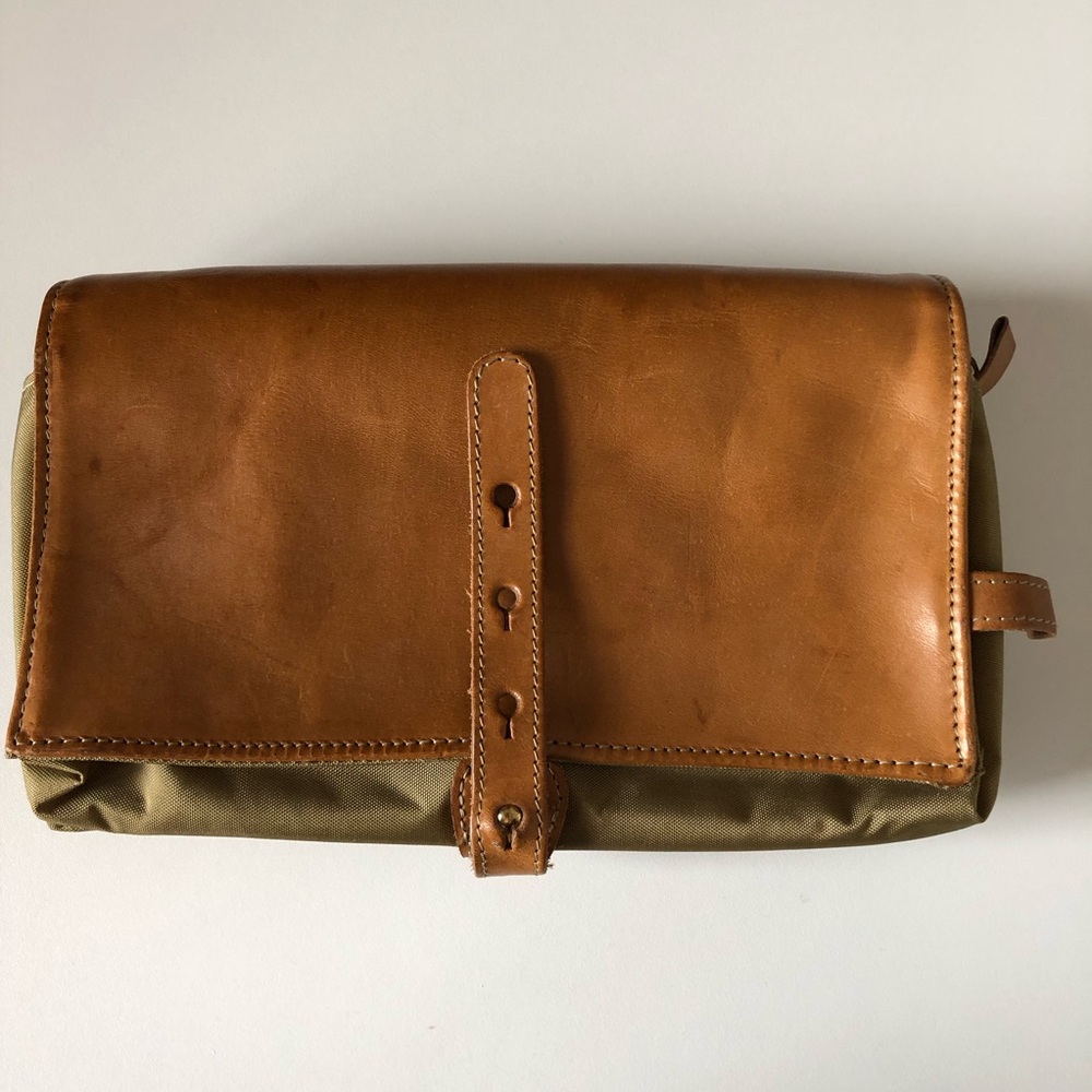 Vintage Hartmann Hanging Toiletry Bag - Consists of Leather & Nylon - Picture 5 of 13